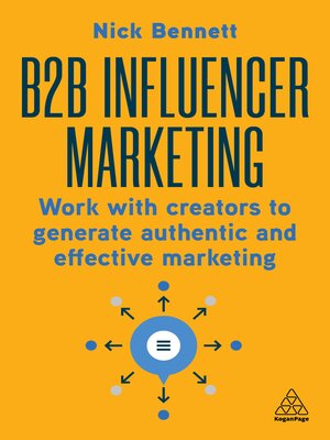cover image of B2B Influencer Marketing